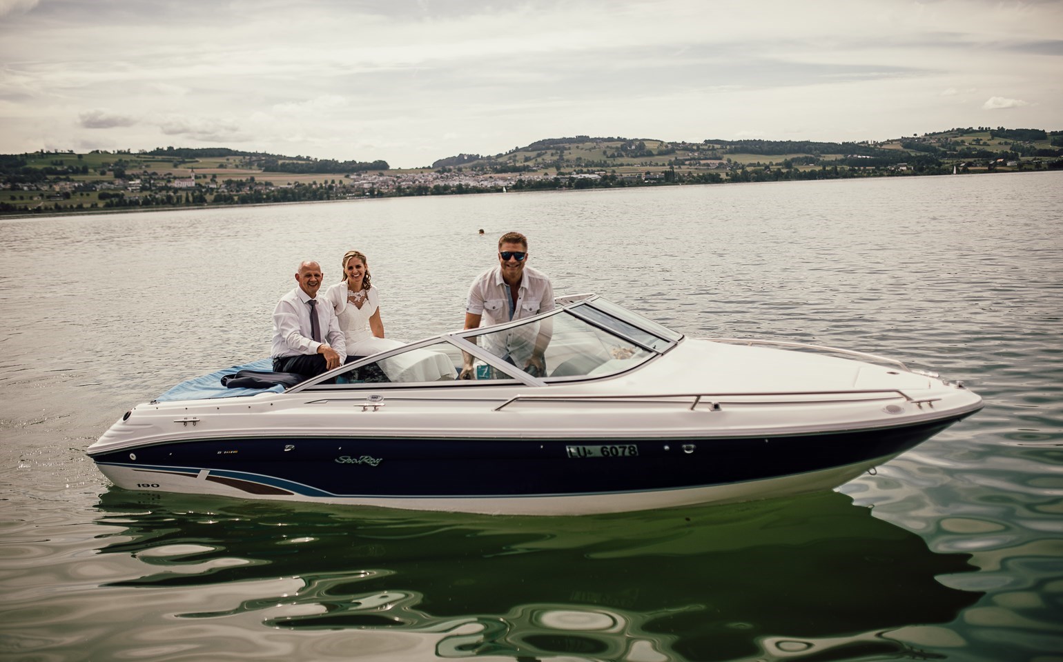 Boat trip for wedding parties at Sonne Seehotel Eich